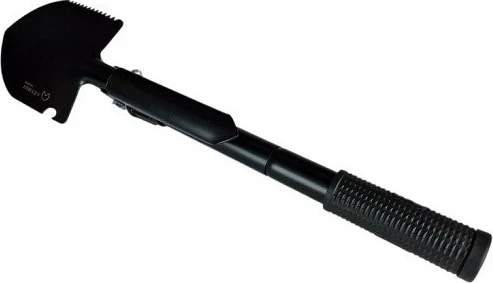 Lopatë taktike multifunksionale AZYMUT Trapper H-C271008, çelik inox, e zezë, +paketë