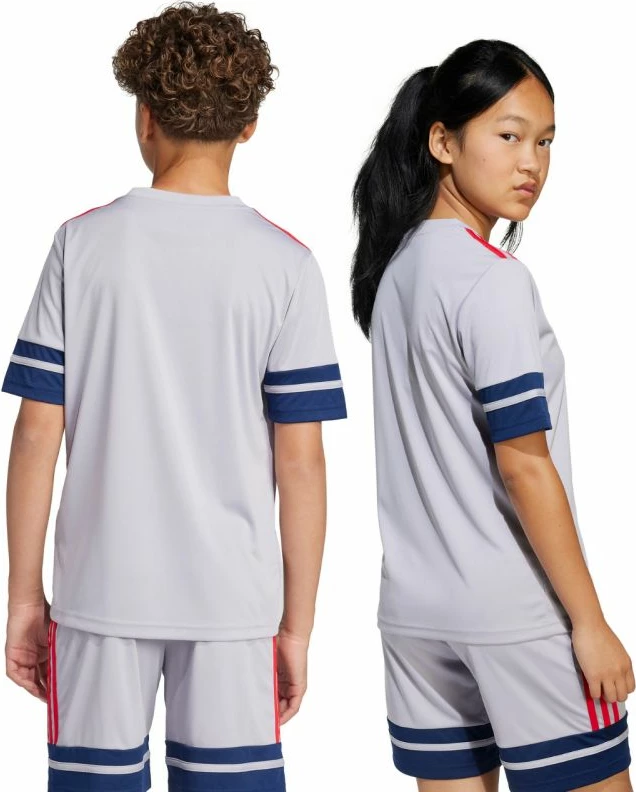 Maicë për fëmijë adidas, gri [Madhësia: 116 cm]