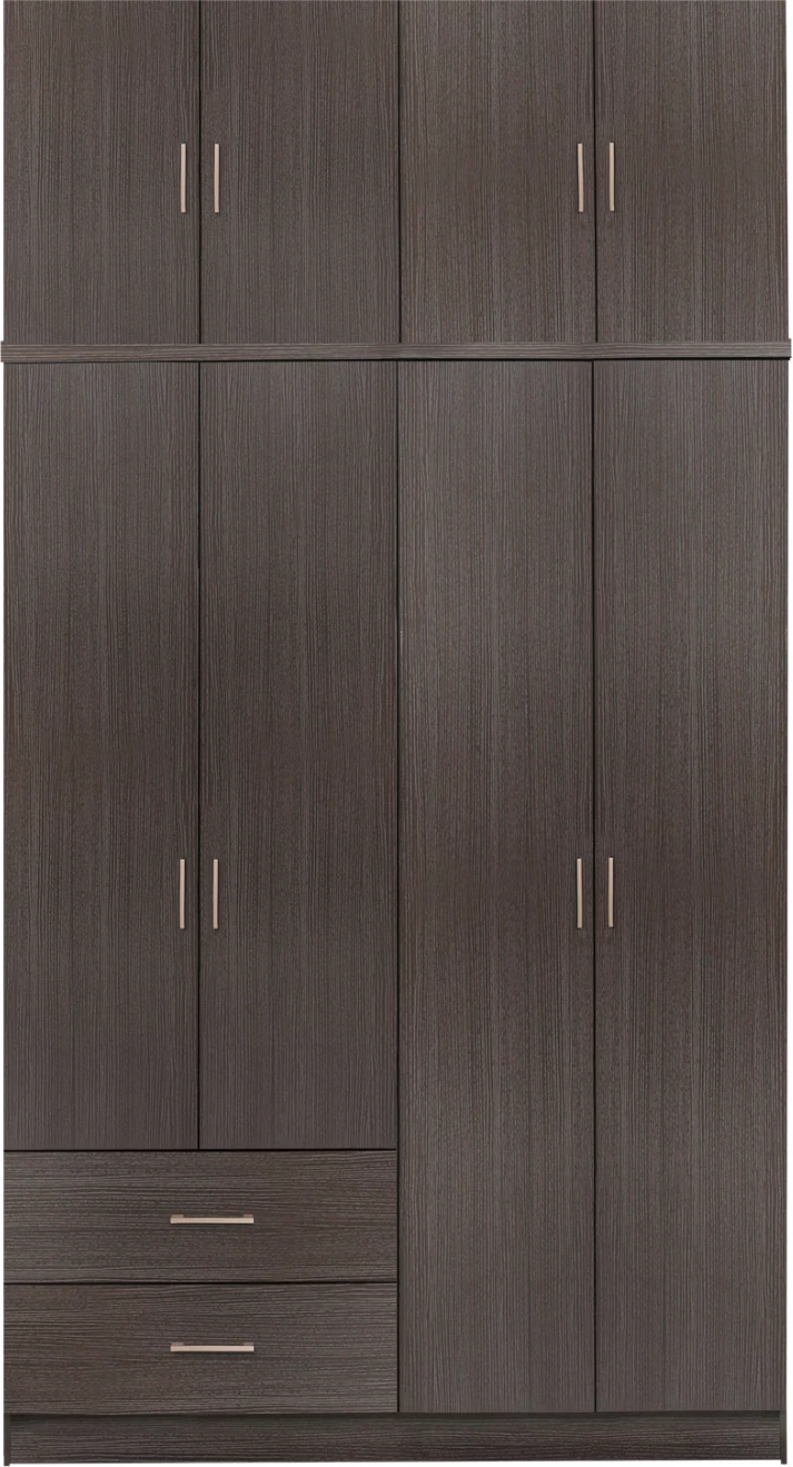 Dollap 4 dyer me loft dhe 2 sirtarë zebrano 120x42x241