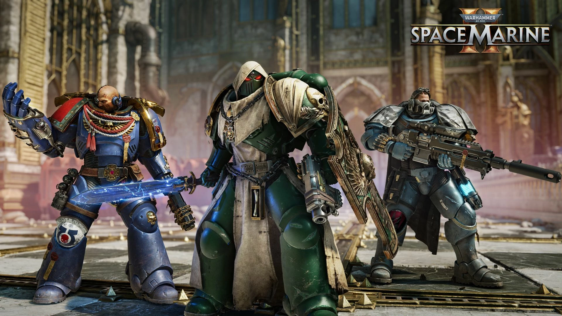 Lojë për Xbox Series X, Focus Entertainment, Warhammer 40,000: Space Marine 2 Gold Edition, PEGI 18, paketë me Season Pass + steelbook booklet