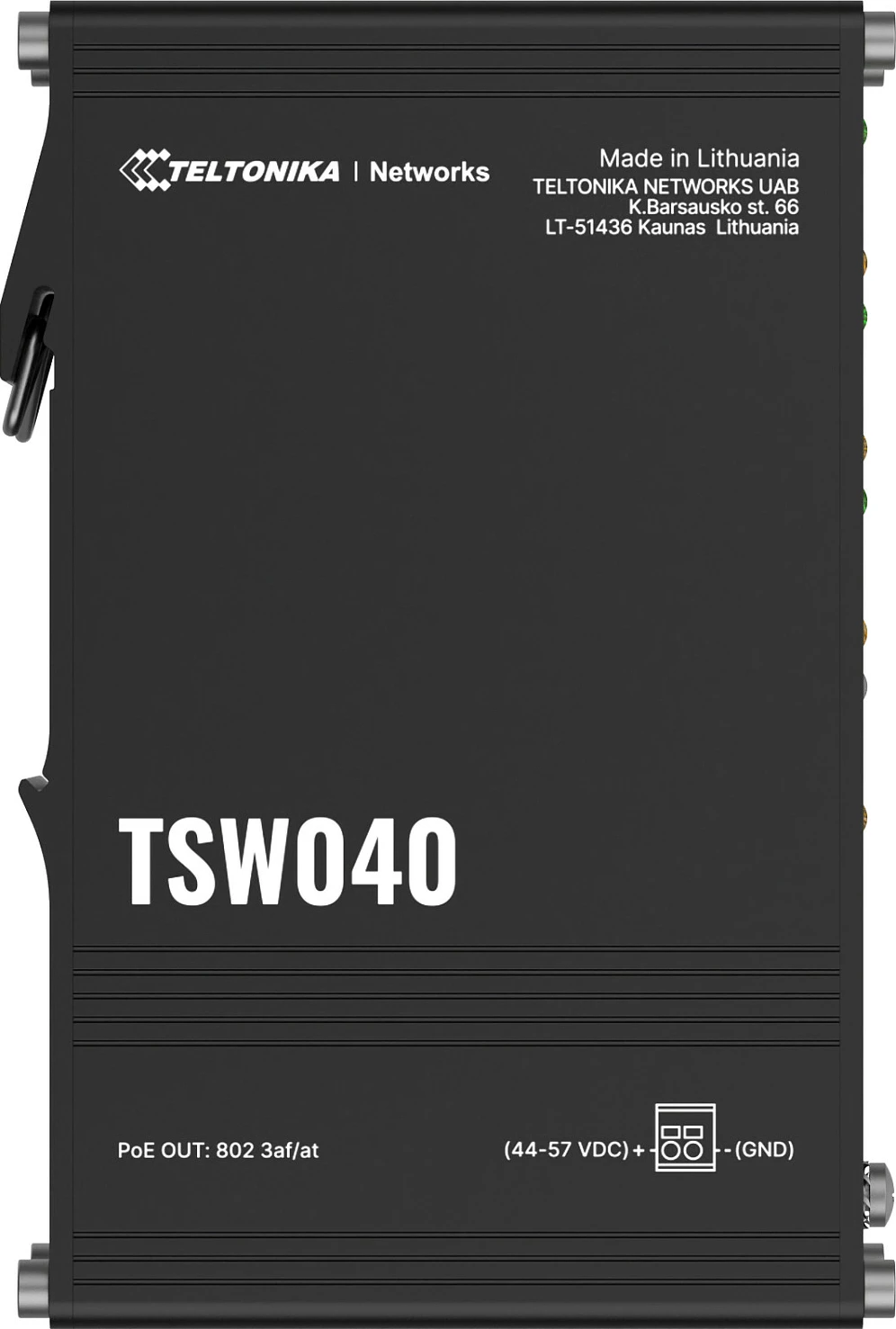 Switch Teltonika Networks TSW040, 8-Port PoE+ Fast Ethernet 10/100, 240W, i zi