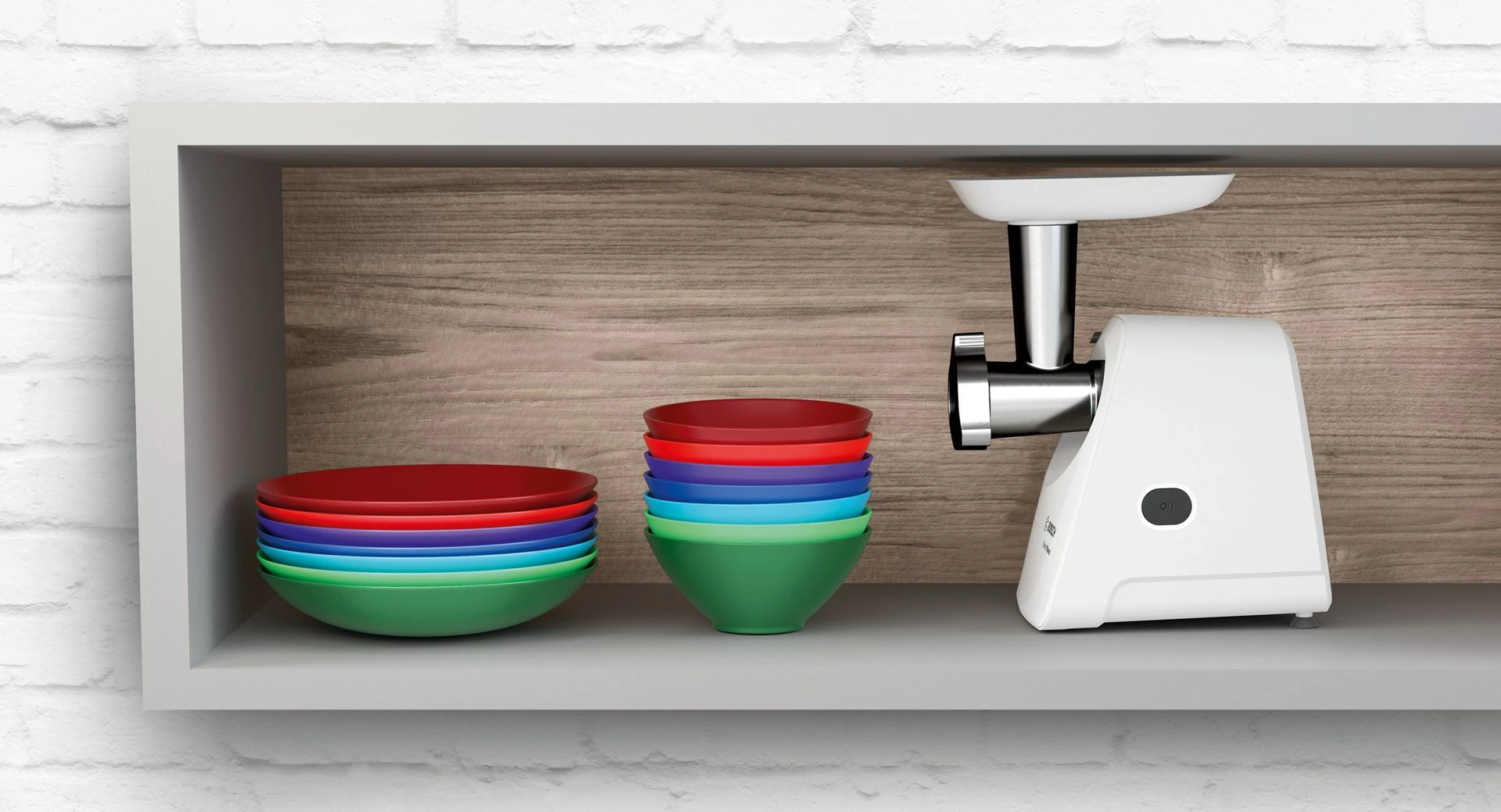 Bluarëse mishi Bosch MFW2515W, 350W, e bardhë