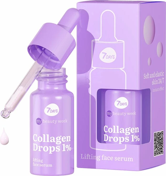 Serum për fytyrë 7DAYS Collagen Drops 1%, 20 ml