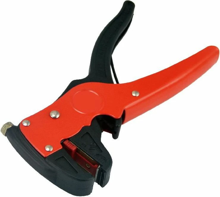 Vegël zhveshëse kabllosh Gembird T-WS-01, 0.5-6 mm², për kabllo të sheshta deri 8 mm, e kuqe/zezë