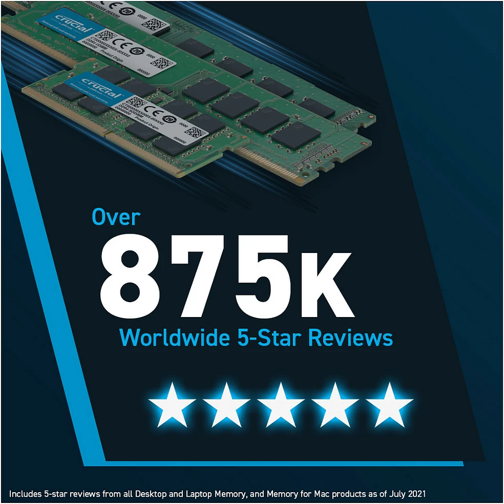 RAM Memorje Crucial Pro CP16G56C46U5, 16GB DDR5 5600MHz, 1x16GB DIMM, e zezë