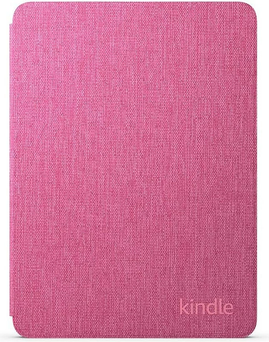 Mbështjellës Amazon Kindle Paperwhite 2024, 7", pëlhurë (fabric), raspberry rozë