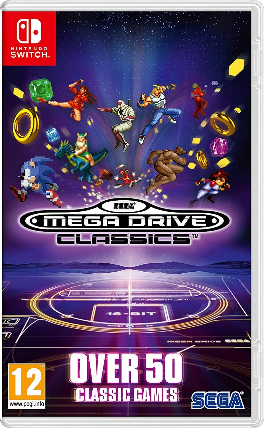 Lojë për Nintendo Switch SEGA Mega Drive Classics CIAB, mbi 50 lojëra, PEGI 12