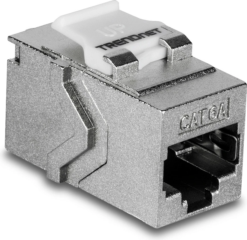 Kupler Keystone RJ-45 TRENDnet TC-KC06C6A, Cat6A, 10GBase-T, paketë 6 copë, argjend