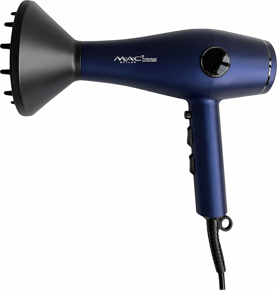 Tharëse flokësh MAC styler, 2800W, e kaltër