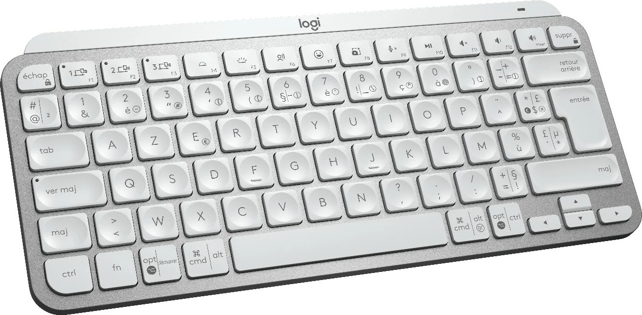 Tastierë wireless Logitech MX Keys Mini, e bardhë, me ndriçim