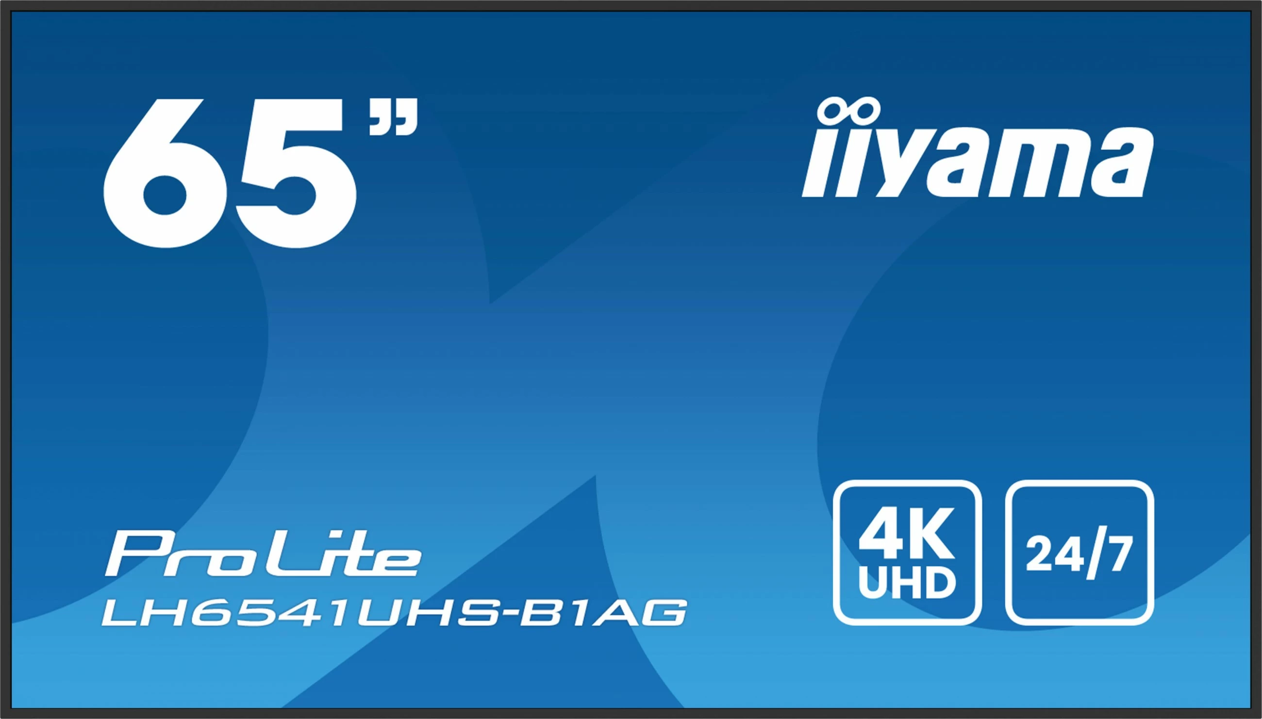 Ekran i madh profesional iiyama LH6541UHS-B1AG, 65 inch, 4K UHD, 24/7, LCD