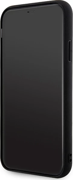 Mbështjellës Karl Lagerfeld KLHCN613DRKNK për iPhone 11/XR 6.1", hardcase, Rubber Karl Head 3D, zi