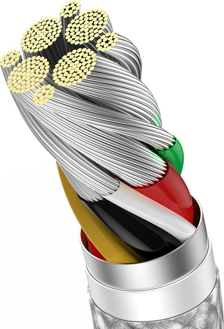 Kabllo Baseus Dynamic Series CALD000702 USB-A në USB-C 2 m 100W e bardhë