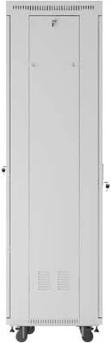 Shafë rack LANBERG 19" 42U 600x600, derë xhami, LCD V2, gri