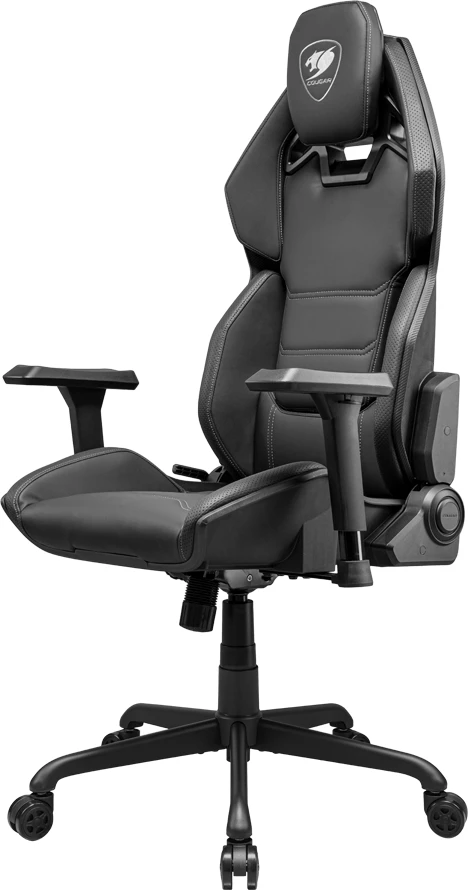 Karrige gaming COUGAR HOTROD, mbështetëse duarsh 3D, shtrirje 150°, deri 136 kg, e zezë