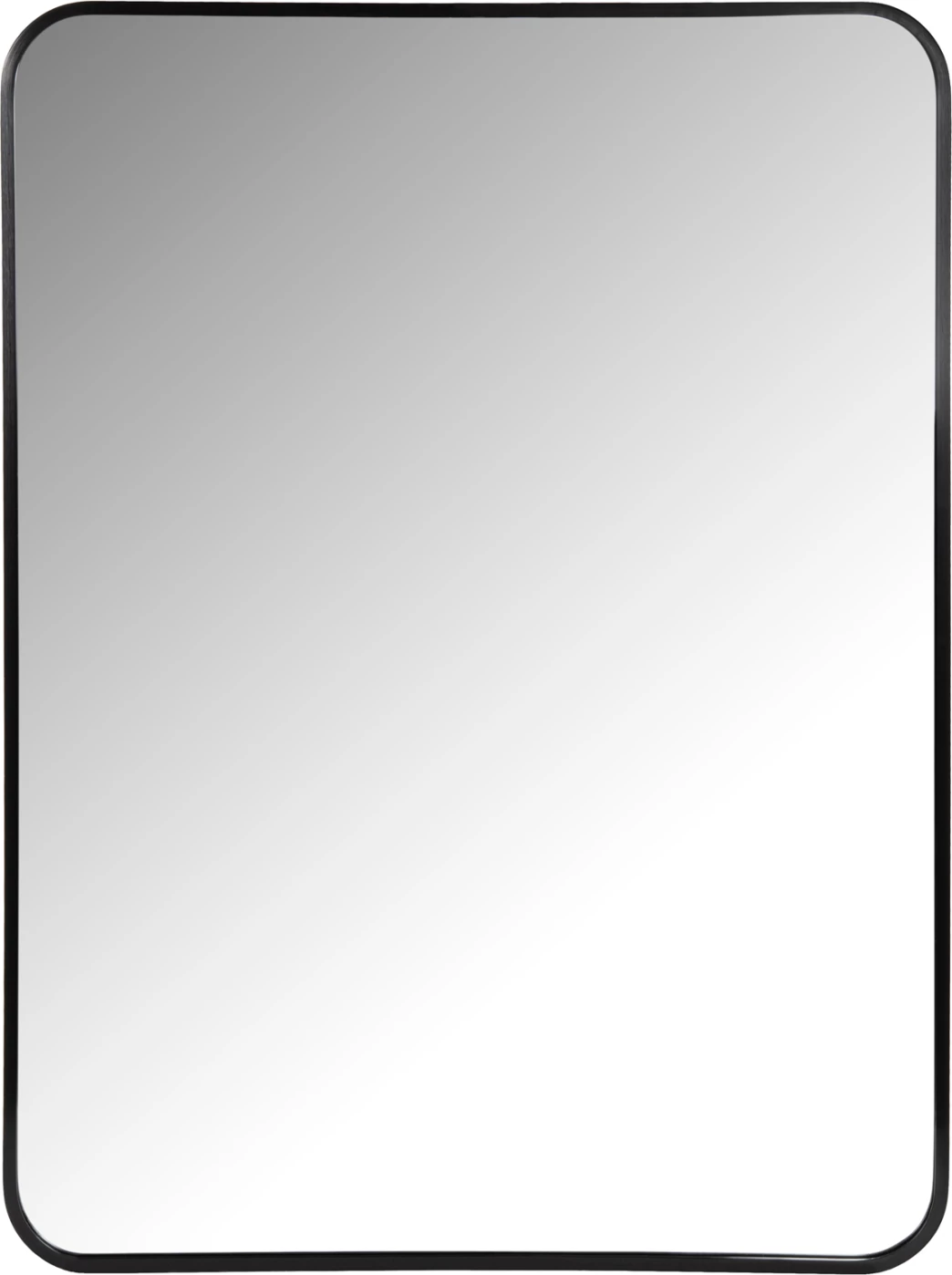 Pasqyrë muri FH9584.01 kornizë alumini e zezë 60x3x80H cm