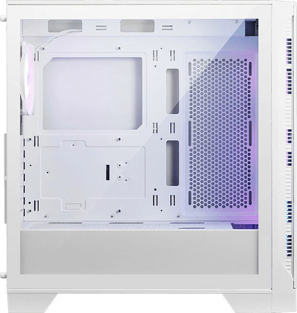 Kasë MSI MAG Forge 320R Airflow, Micro Tower, micro ATX/Mini-ITX, ARGB, e bardhë