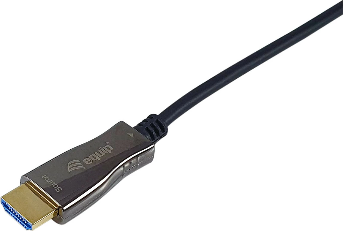 Kabllo HDMI EQUIP 11943x, 10m, HDMI 2.0 AOC, 4K/60Hz, Type-A në Type-A, e zezë