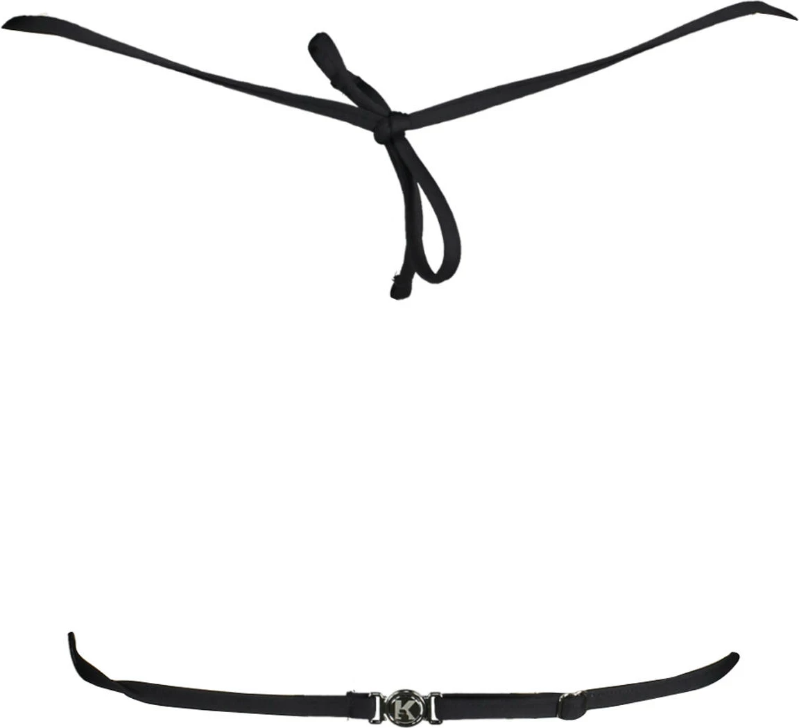 Bikine top KARL LAGERFELD BEACHWEAR femra, e verdhë [Madhësia: XS]