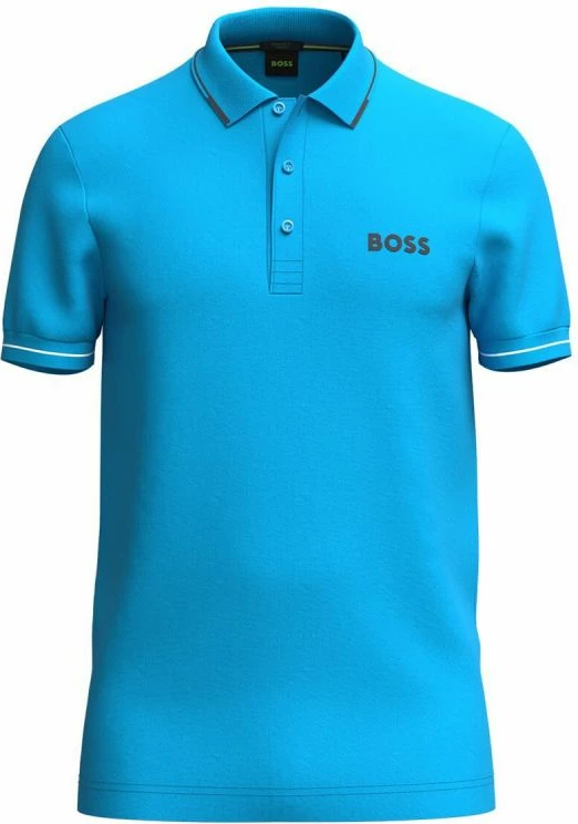 Maicë polo për meshkuj Boss, turquoise