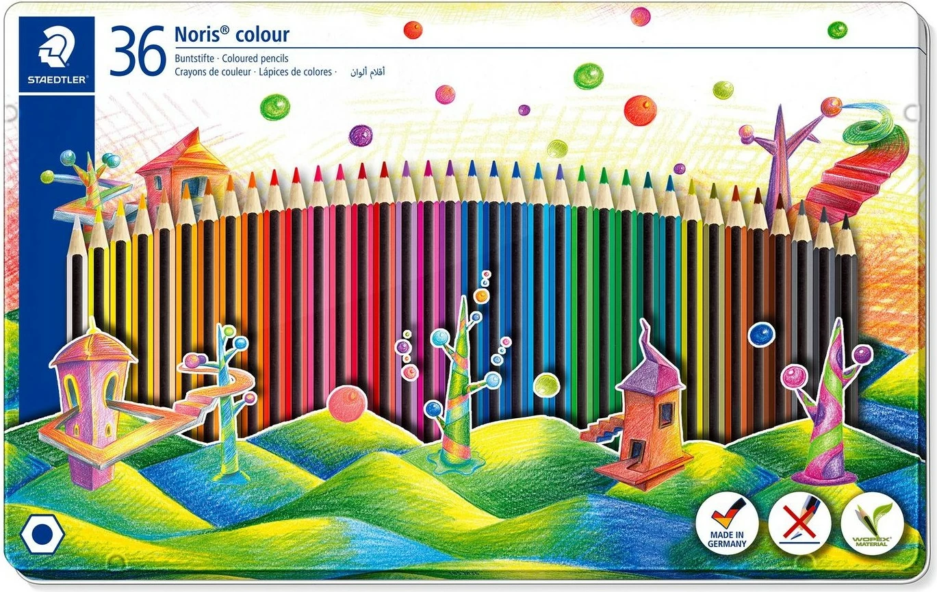 Set lapsa ngjyruese Staedtler 185 M36, 36 copa, multikolor