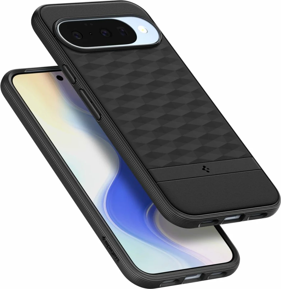 Mbështjellës Spigen Parallax Mag për Google Pixel 10 Pro XL, MagSafe, matte black, 1 copë