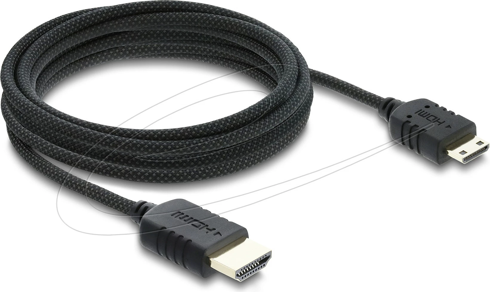 Kabllo HDMI DeLOCK 81689, HDMI-A në Mini HDMI-C, 3 m, 8K 60Hz, 48 Gbit/s, eARC, e zezë
