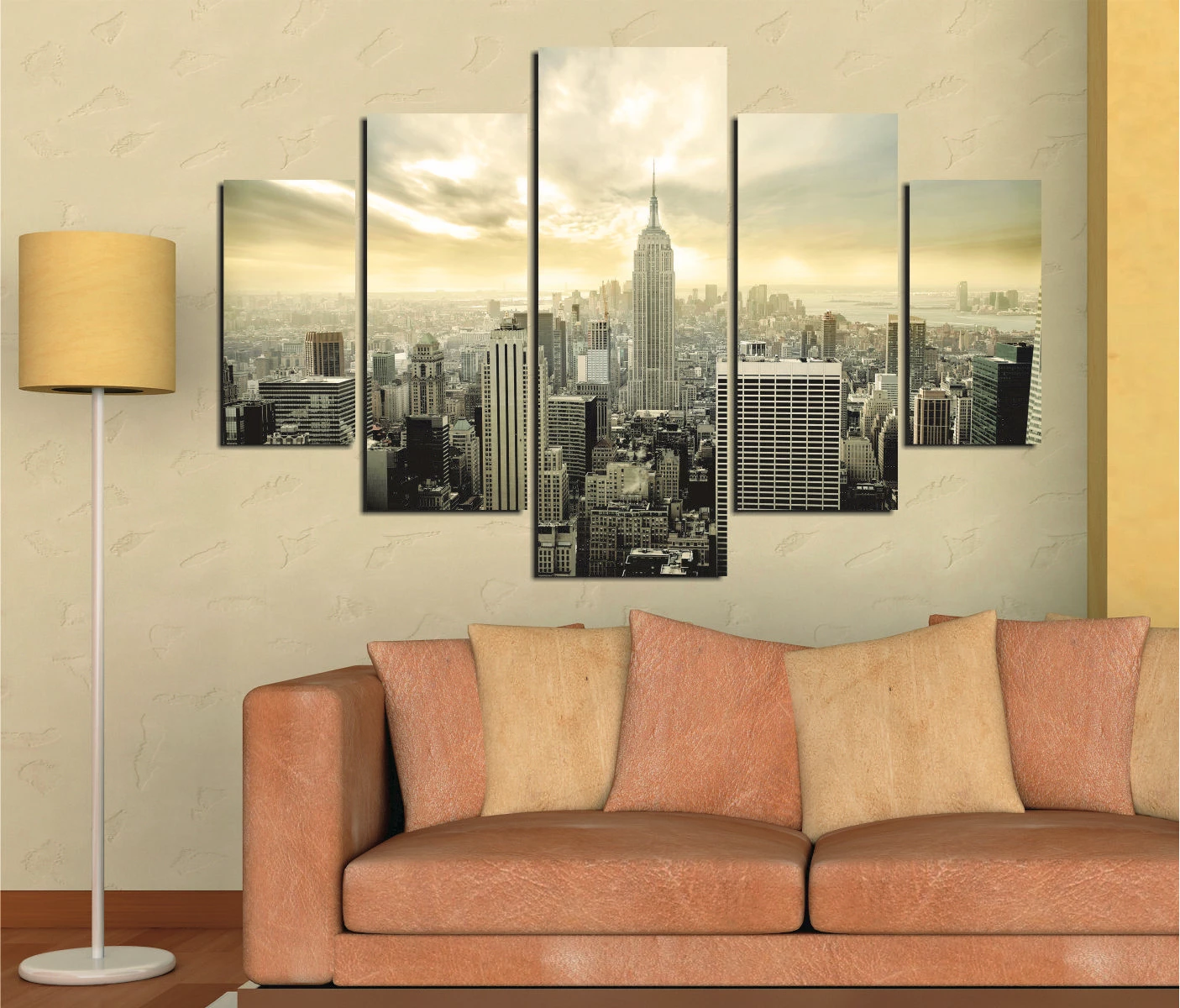 Pikturë dekorative MDF, 5 pjesë, Wallity, ST004