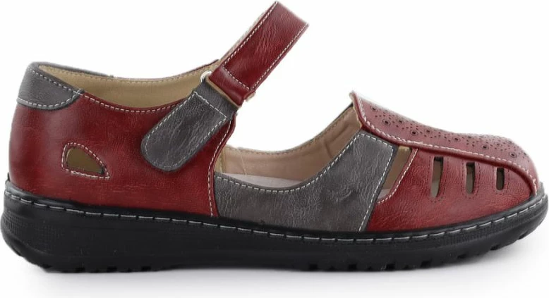 Këpucë për femra Unisoft, të kuqe