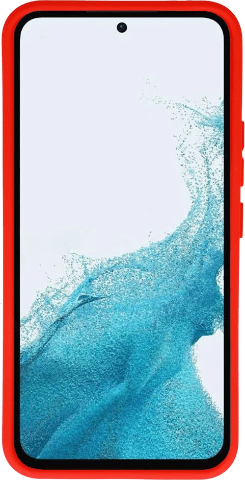 Mbështjellës silikoni ONASI për Samsung Galaxy A34 me mbulesë lente/kamerë, e kuqe