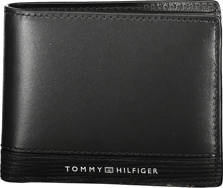 Portofol për meshkuj TOMMY HILFIGER, i zi
