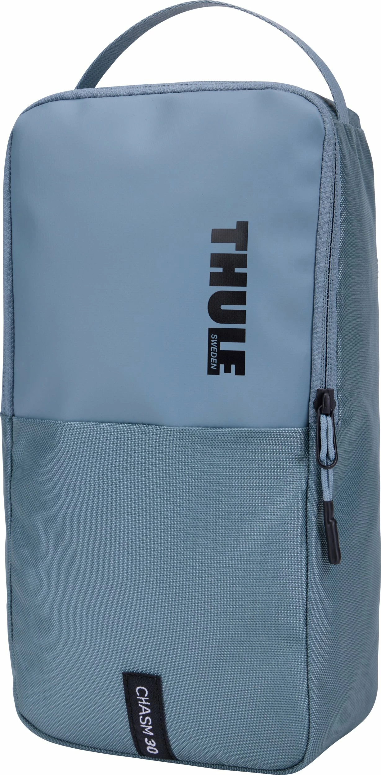 Çantë udhëtimi/duffel Thule Chasm 30L, 2-në-1 duffel + backpack, waterproof, poliester i ricikluar, Pond Gray