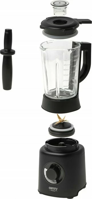 Blender Camry CR 4089 1.7L 2000W me gotë qelqi, i zi