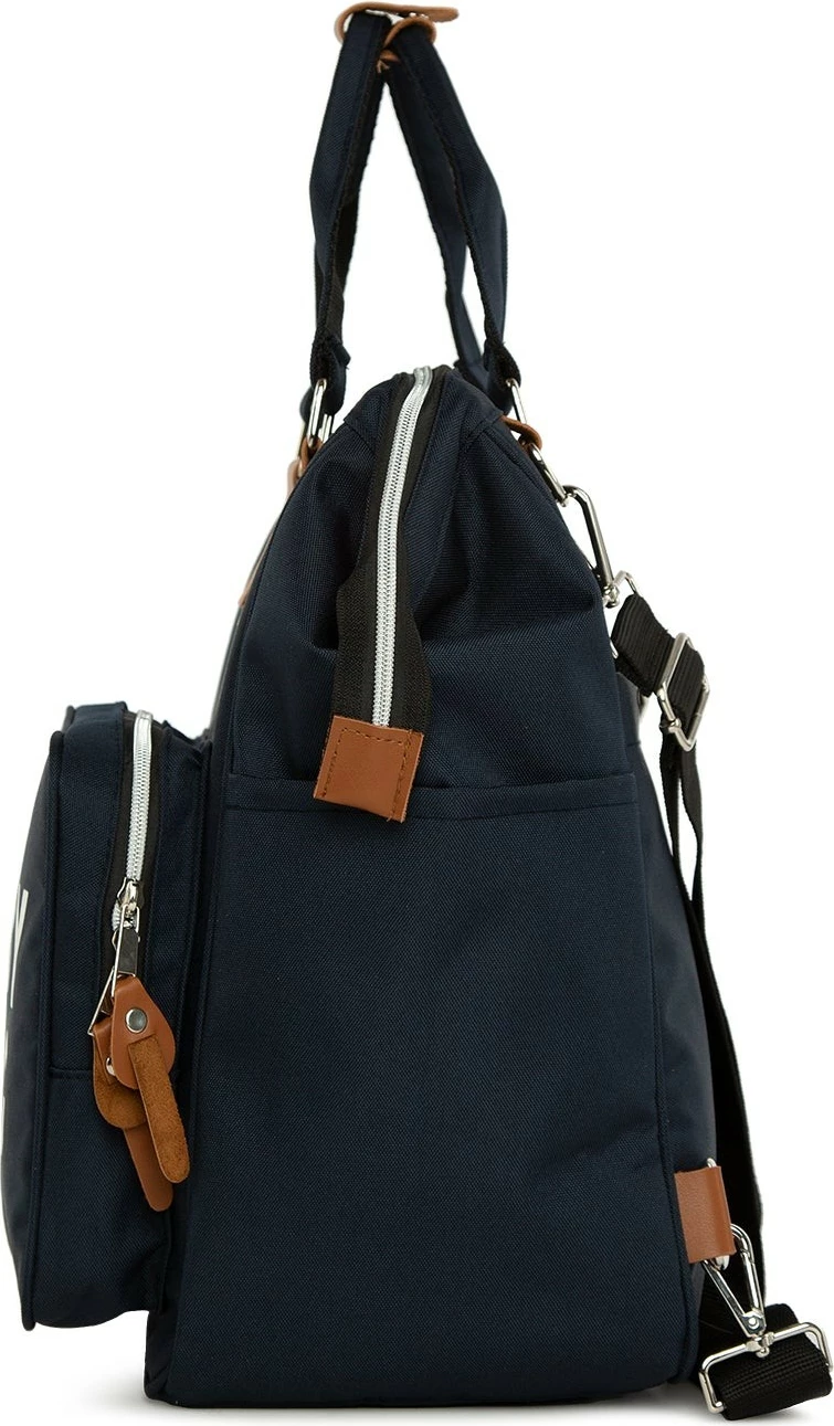 Çantë për pelena Zoozie Bags, ngjyrë e kaltër e errët, 30x38x19cm