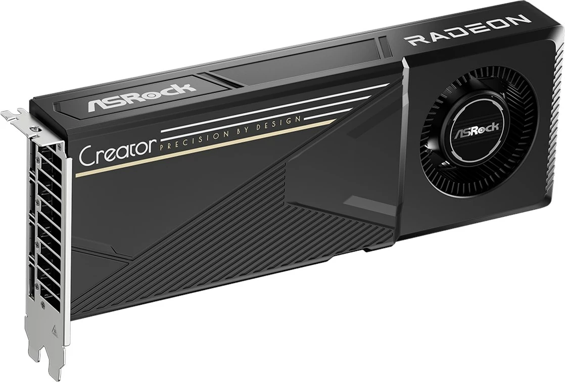 Kartë grafike Asrock Creator R9700 CT 32G, AMD Radeon, 32 GB GDDR6, Gri