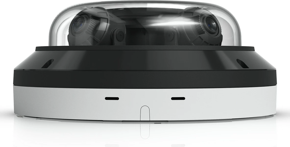 Kamerë IP Ubiquiti UVC-AI-MS-4-W, 4K 360°, Dome, MicroSD, Gigabit Ethernet, IP66 IK10, bardhë/zezë