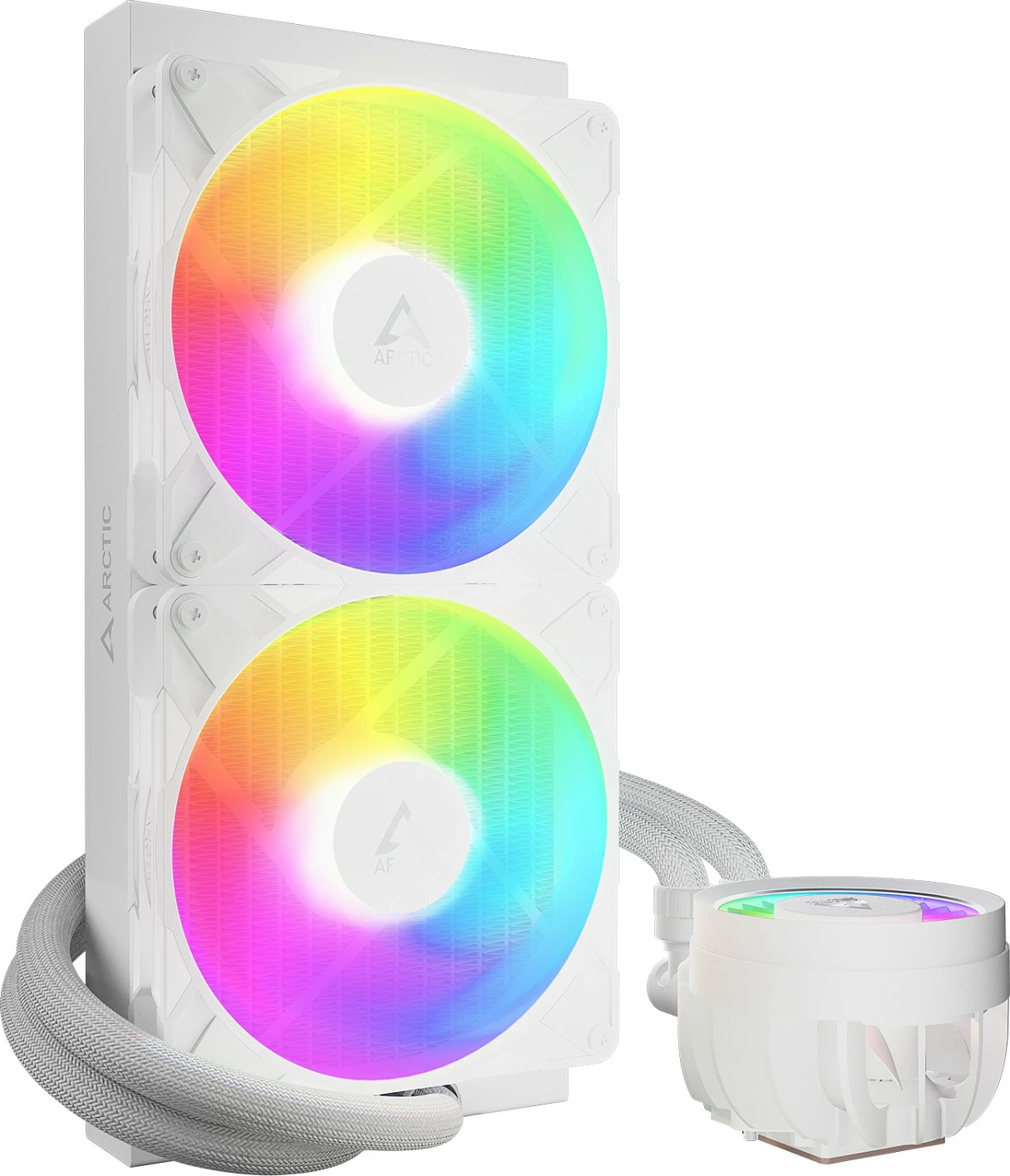 Ftohës uji AIO për CPU ARCTIC Liquid Freezer III Pro 280 A-RGB, 280mm, i bardhë