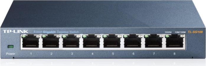 Switch TP-LINK TL-SG108, 8-port Gigabit, desktop, i zi