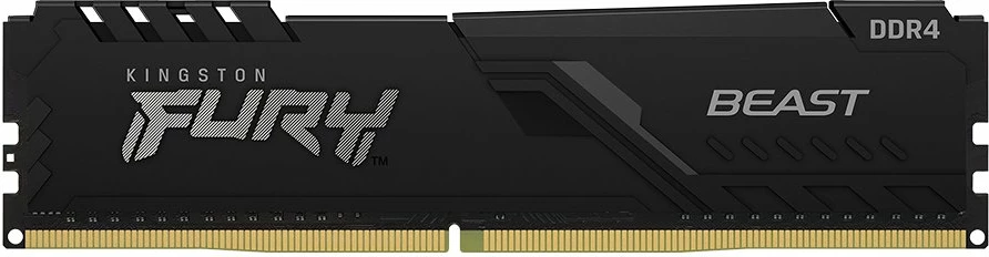 RAM Memorje Kingston FURY Beast 16GB DDR4 3200MT/s CL16 DIMM (1x16GB), e zezë