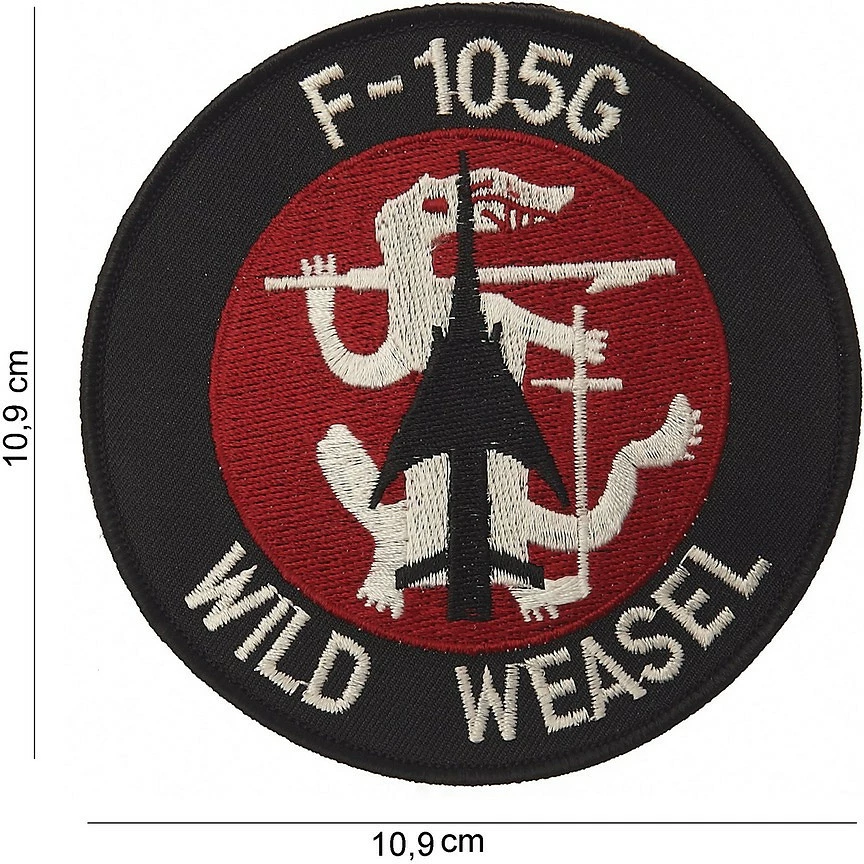 Emblema pëlhure Fostex Garments Patch F-105G Wild Weasel #5033
