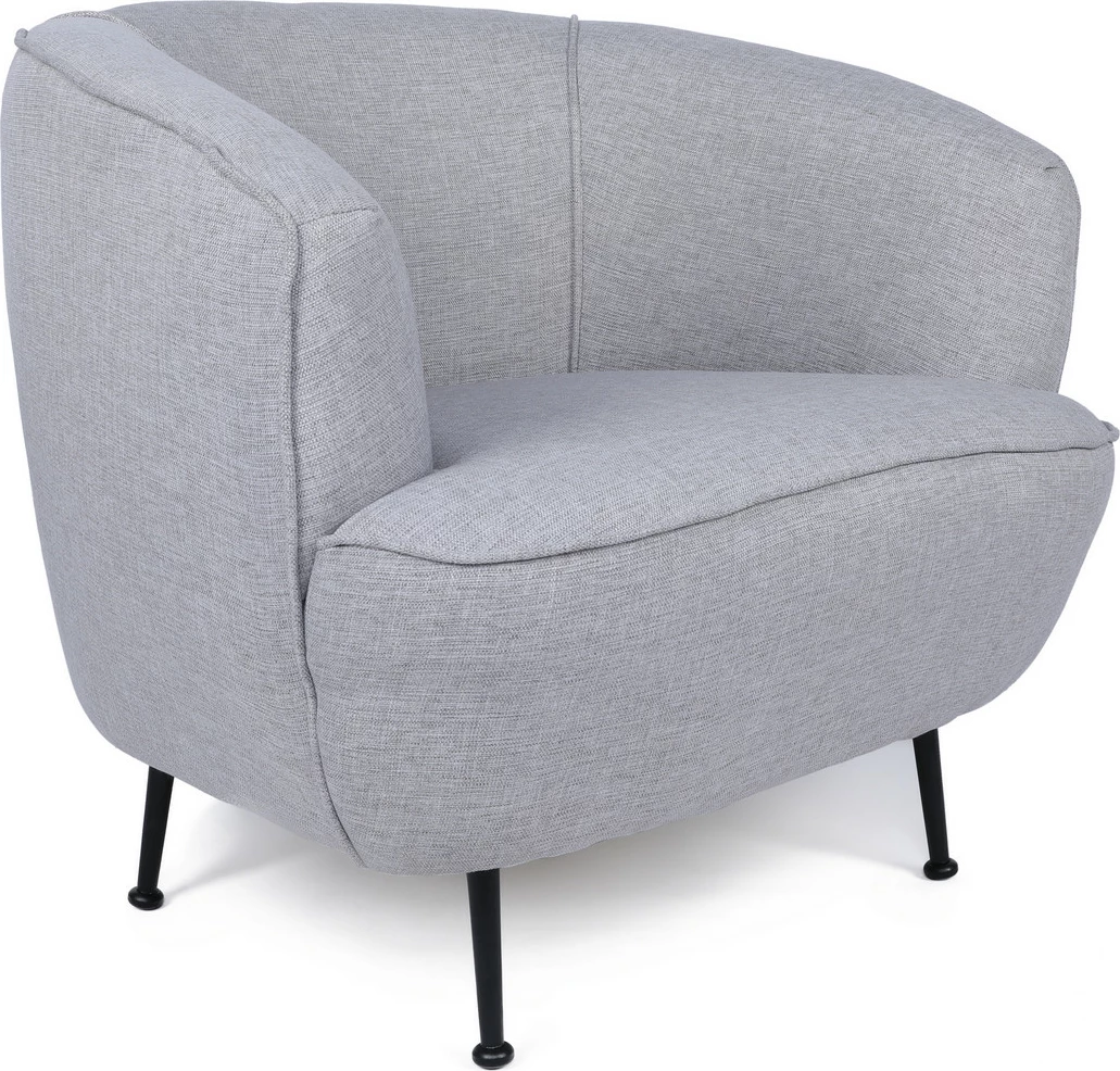 Karrige Wing Atelier del Sofa, Piccoli (Bony), lino, ngjyrë gri e çelët