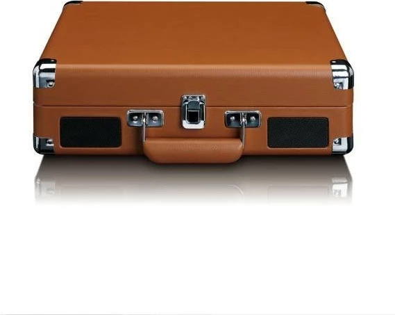 Gramafon Lenco TT-10, altoparlantë të integruar, lidhje AUX, ngjyrë kafe