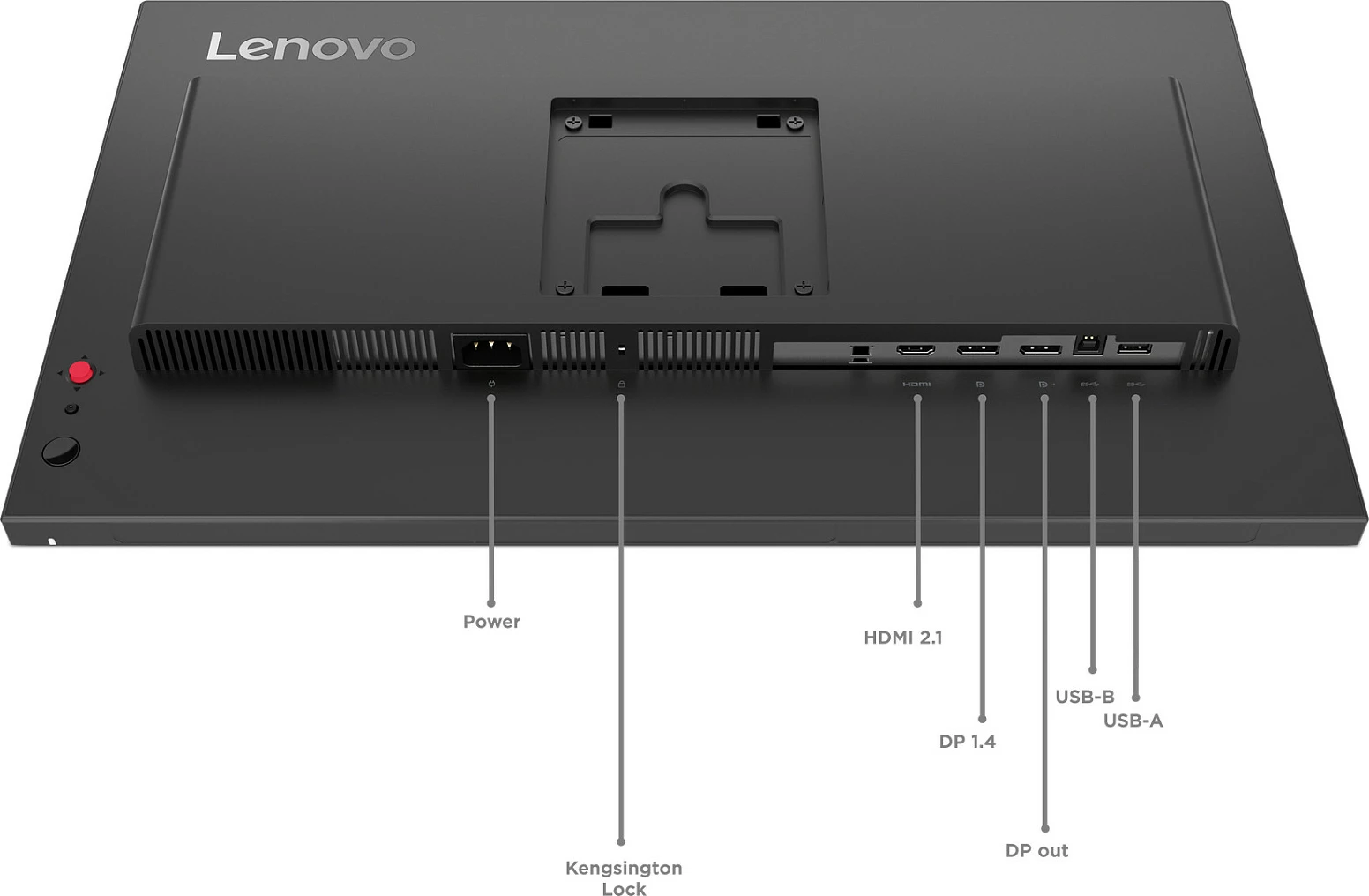Monitor Lenovo ThinkVision P24Q-40, 23.8", QHD 2560x1440, Raven Black