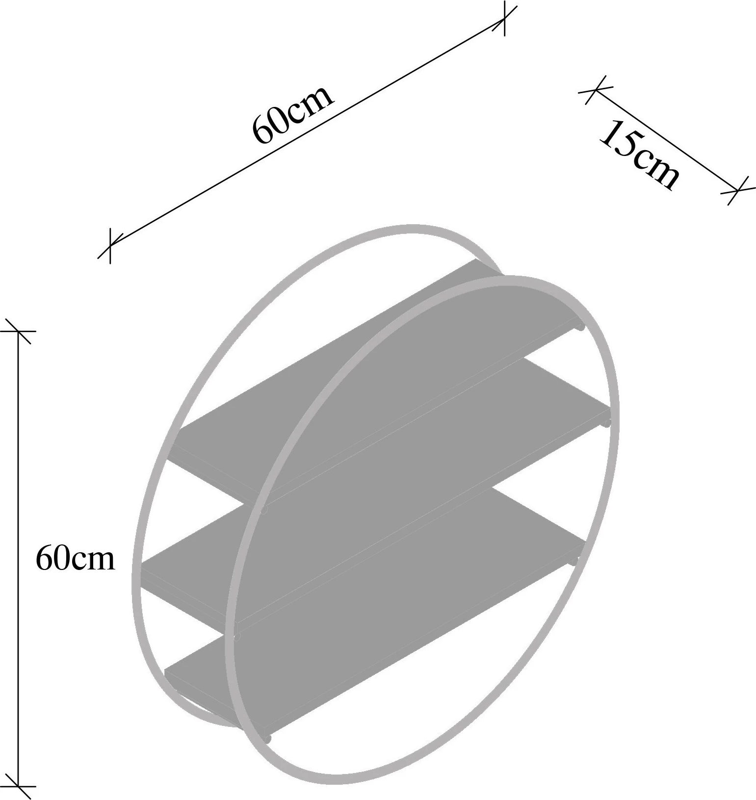 Raft muri Hanah Home, Tulipa, ngjyrë e zezë dhe arre