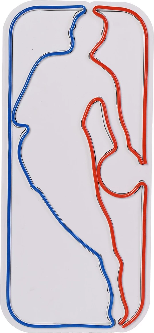 Dritë dekorative plastike LED, logo Jerry West, shumëngjyrëshe