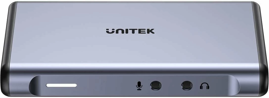 Kartë kapëse video e jashtme Unitek V1177AGY01 4K@60Hz Dual HDMI USB-C 5Gbps, gri, me kabllo