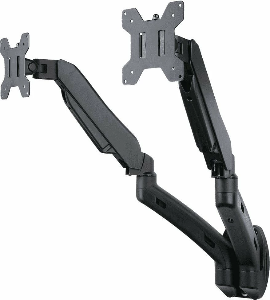 Mbajtës muri për 2 monitorë Art L-14GW 13"-27" VESA 75x75/100x100, i zi