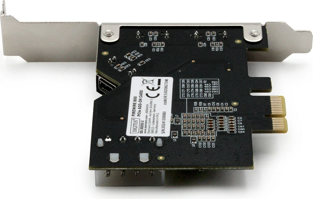 Kartelë PCIe FireWire 800 Digitus XIO2213B, 3 porta IEEE 1394b