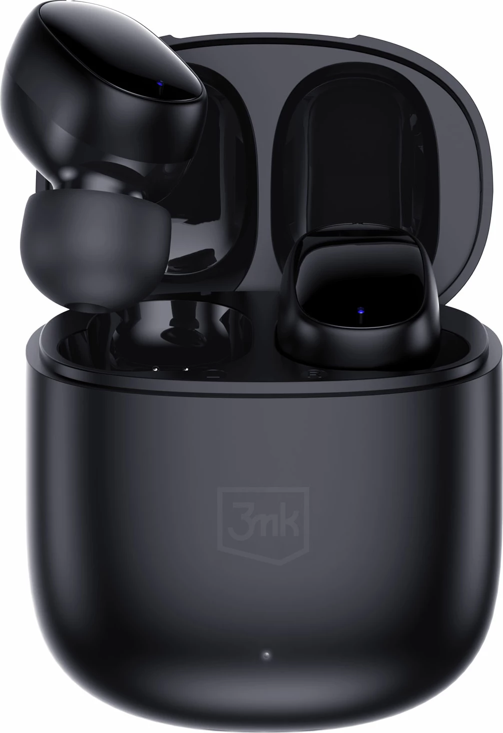 Kufje wireless 3mk FlowBuds, Bluetooth 5.3, të zeza