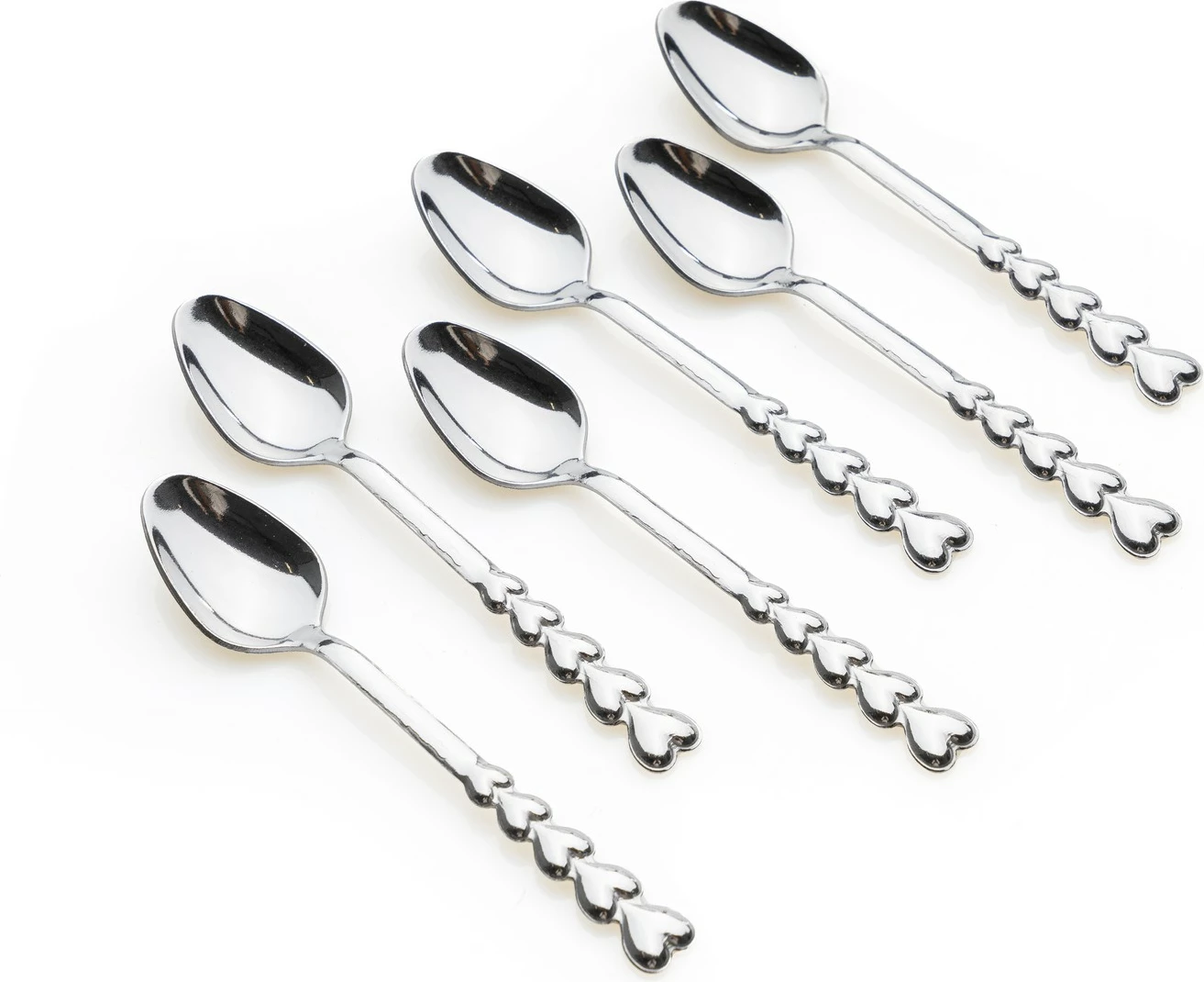 Set lugësh (6 copë), Hermia, W-6, zemër